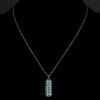 Élégant étoile géométrique collier pendentif Noctilucent pour les femmes - Cyan 