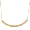 Elegant Solid Color Bead Hollowed Necklace For Women - d'or 