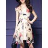 s 'Twinset Chic Cami Dress + Imprimé grenouille chinoise Bouton Kimono Femmes - Abricot 2XL