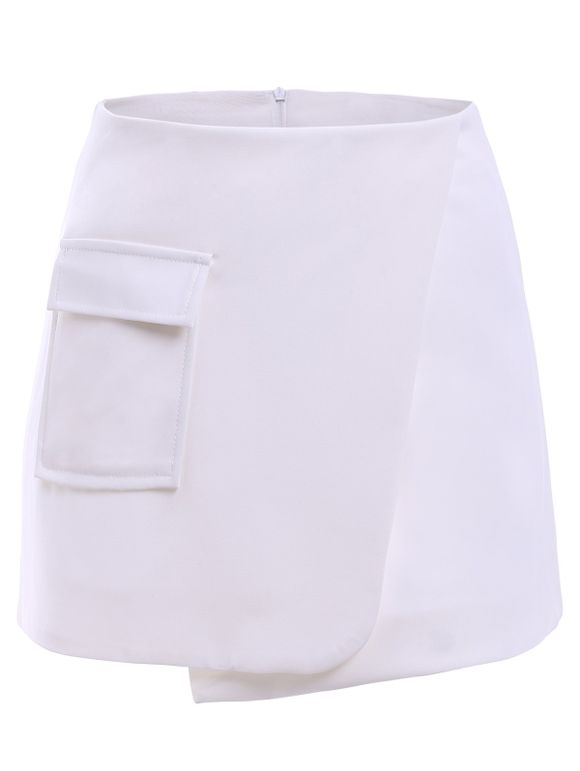 A-ligne Culottes Femmes Simple  's poche - Blanc M