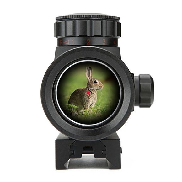 1X30RD Flashlight Direct optique Viser télescope monoculaire pour la chasse en plein air - Noir 