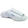 Casual White and  Design Men's Slippers - Blanc 43
