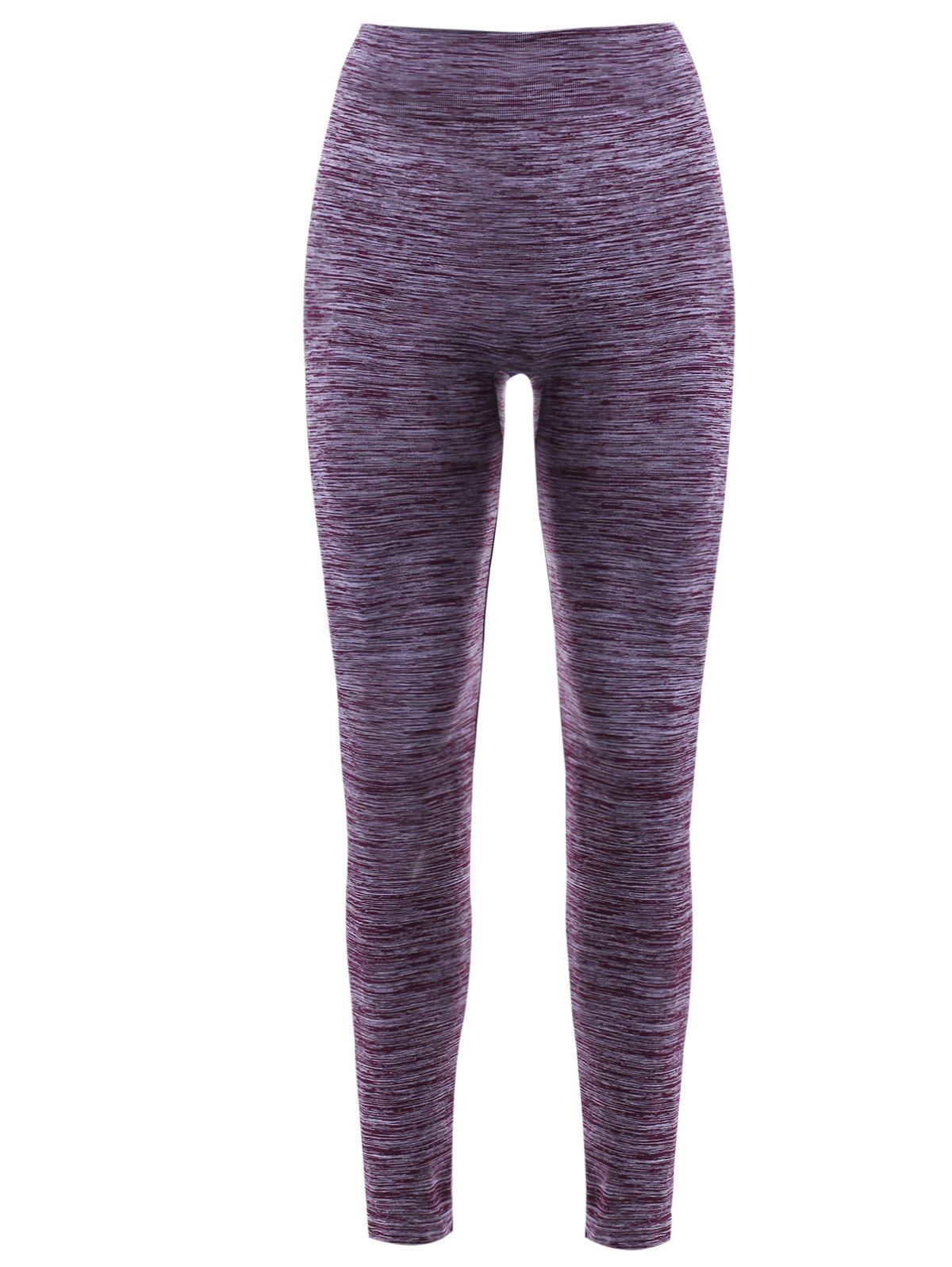 

Elastic Waist Women's Sports Leggings, Purple