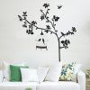 Hot Selling Removeable Black Tree Bird Wall Stick - Noir 