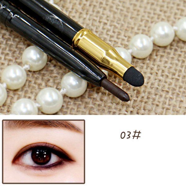 

Cosmetic 15 Colours Double-End Brighten Lip Liner Highlight Silkworm Pencil Eyeliner pencil, 03