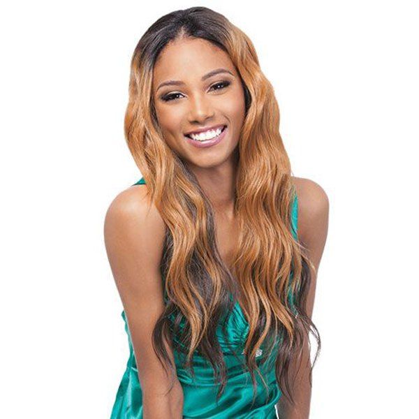 

Women's Stylish Synthetic Long Wavy Wig, Colormix