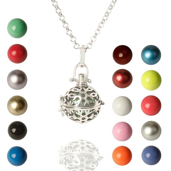 Snowflake Charme Collier de perles pour les femmes - multicolore 