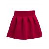 Sweet Ball Candy Color Skirt For Women - Rouge vineux L