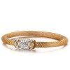 Noble strass Boucle magnétique Bracelet pour les femmes - d'or 
