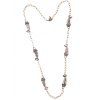 Chic strass Poisson Collier d'os - d'or 