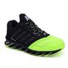 Stylish Breathable and Color Splicing Design Men's Athletic Shoes - néon Verte 44
