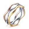 Chic Multilayered Colored Ring For Women - multicolore ONE-SIZE