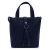 Retro Tassel and Solid Color Design Women's Tote Bag - Noir 