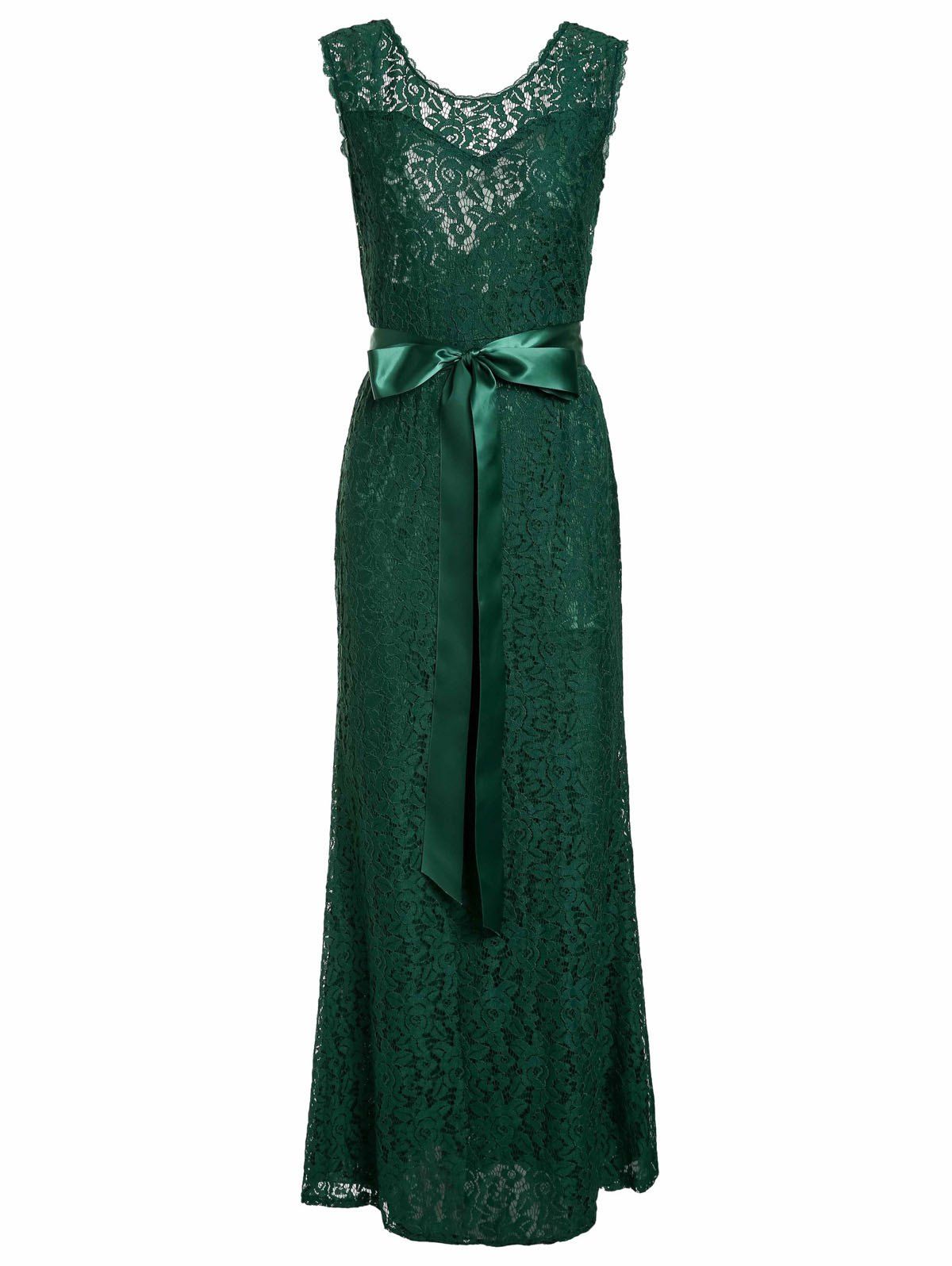 hollow backless sling maxi dress