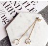 Elegant Faux Pearl Layered Ear Cuff For Women - d'or 