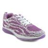 Stylish Breathable and Tie Up Design Women's Athletic Shoes - Pourpre 39
