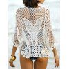 Évider Motif papillon Cover-Up - Blanc ONE SIZE(FIT SIZE XS TO M)