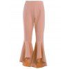 Slimming Women's Bell Bottom Pants - Orange Rose M