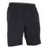 Color Block Splicing taille élastique ample Shorts droites Quick-Dry s 'Leg Men - Noir L