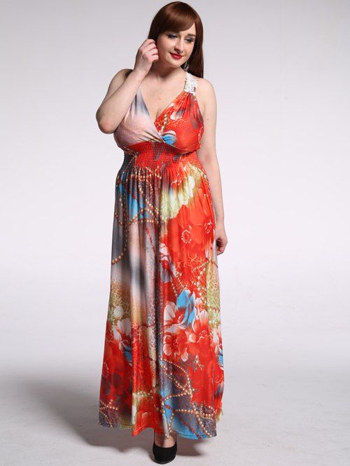 Bohemian maxi dress plus size Bohemian maxi dress plus size