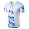 Mode col rond 3D Bouteille T-Shirt Men 's  Printed - multicolore 2XL