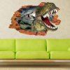 Wall Sticker Art Actif amovibles 3D Dinosaurs Forêt - multicolore 