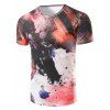 T-shirt Imprimé à Col Rond pour Homme - multicolore XL