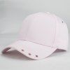 s 'Baseball Hat Chic évider Cercle Inlay Summer Style décontracté Femmes - Rose 