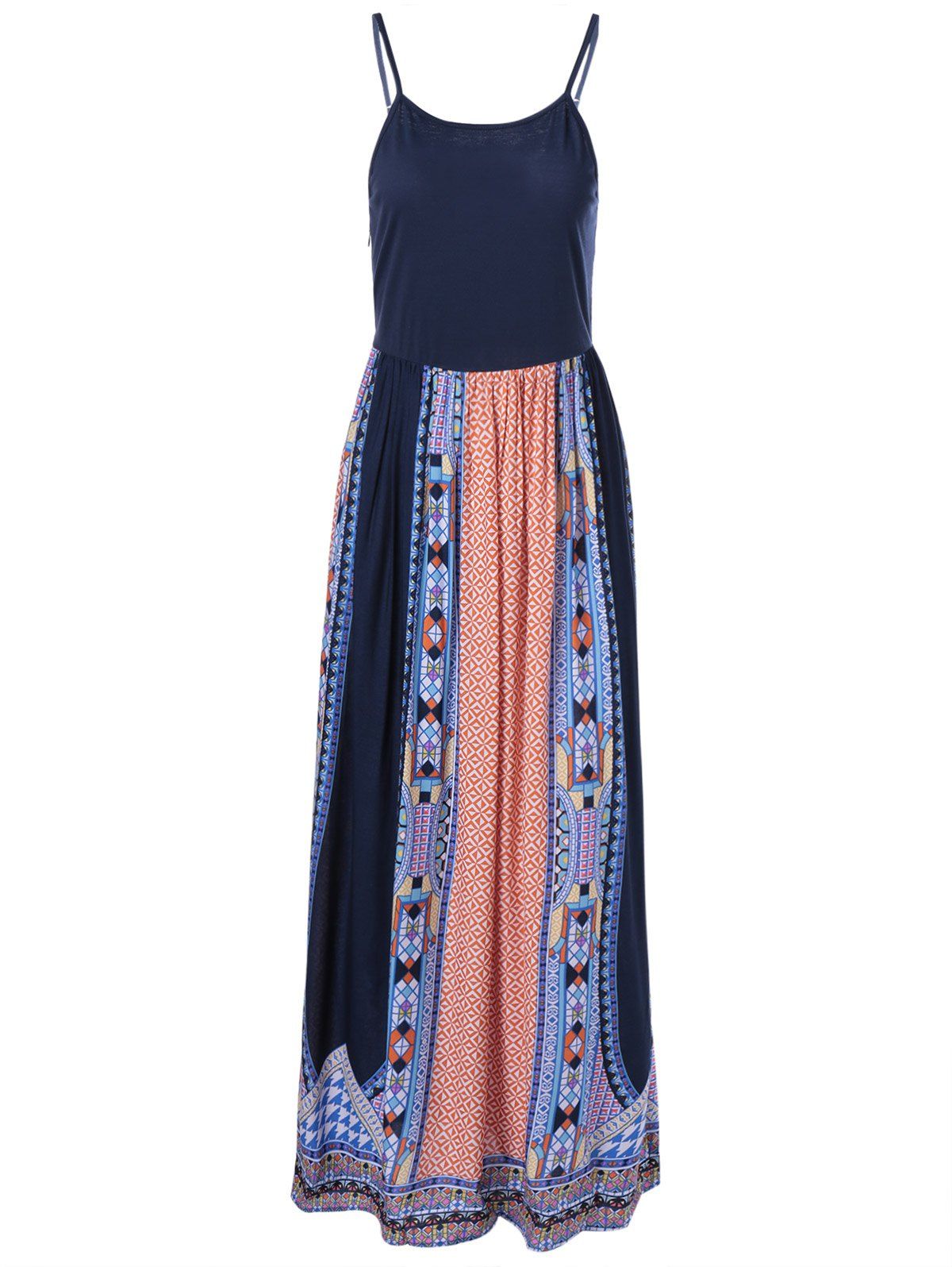 

Tribal Print Maxi Dress, Colorful geometric