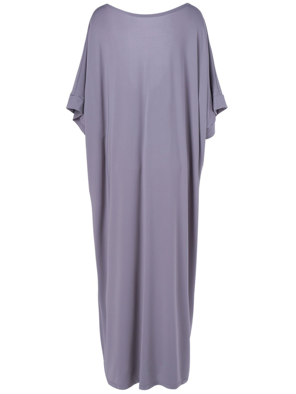 

Stylish Pure Color Bowknot Dress For Women, Gray