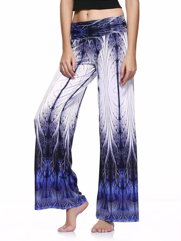 Pantalon Coupe Lâche Imprimé Tie Dye Style Décontracté Pour Femme - multicolore XL