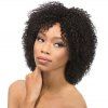 Vogue Synthetic Medium Black Afro Curly Hair Wig For Women - Noir 