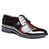 Cuir verni Trendy et chaussures formelles Lace-Up Design Men  's - Brun 42