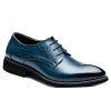Rétro bout pointu et chaussures formelles Lace-Up Design Men  's - Bleu Saphir 41