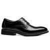 Rétro bout pointu et chaussures formelles Lace-Up Design Men  's - Noir 44