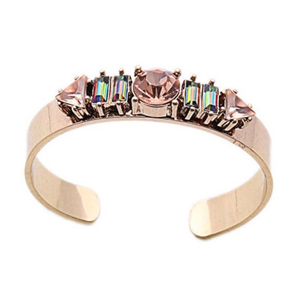 Superbe strass géométrique Bracelet pour les femmes - d'or 
