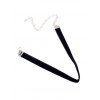 Adjustable Alloy Chokers Necklace - BLACK 