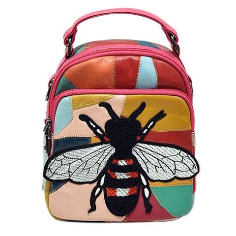 s 'Satchel Multicolor mode et design Motif Bee femmes - multicolore 