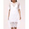 Charme See-Through Femmes Dentelle  's Cover-Up - Blanc ONE SIZE