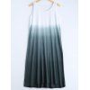 Casual Scoop Neck Sleeveless Gradient Color Loose-Fitting Dress For Women - Noir ONE SIZE(FIT SIZE XS TO M)