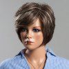 Siv Perruque de Cheveux Humain Branchée Capless Droite Superposée en Couleur Mixte Pour Femme - multicolore 