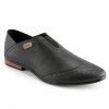 Stylish Slip-On and Solid Color Design Men's Casual Shoes - BLACK 42