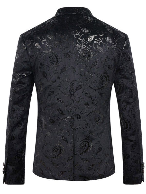 2018 Men's Casual Abstract Printed Blazer COLORMIX L In Suits & Blazers ...