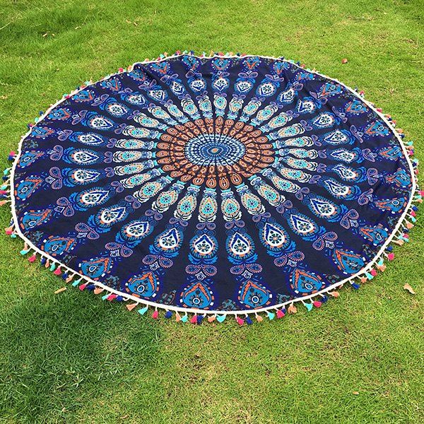 41 Off 2020 Bohemian Colorful Tassel Indian Mandala Wall Hanging