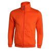 Classic Solid Poignets couleur à manches longues Active Jacket pour les hommes - Orange XL