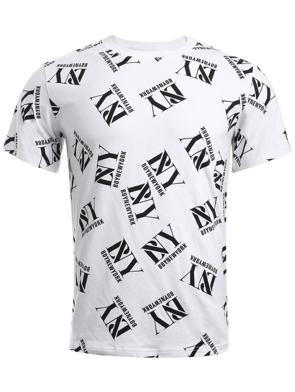 T-shirt simple - Blanc XL