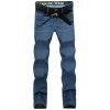 Mode Mid Wash Slim Fit Jeans Pour Hommes - Bleu clair 42