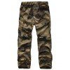 Pieds Style militaire Poutre Camo Print Loose Fit Men  's Lace-Up Cargo Pants - Terreux 38