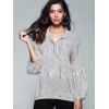 Lanterne manches Pinstriped Blouse - Rayure S