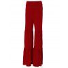 Pantalon Ruffled Tiered - Rouge S